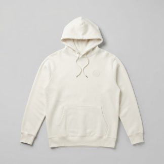 Everyday Off-White Organic Cotton Embroidered Hoodie
