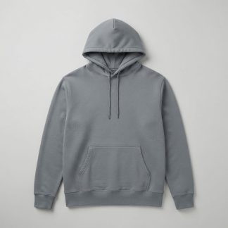 Winter Slate Organic Cotton Pocket Hoodie