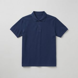 Limited Navy Pima Cotton Polo Shirt