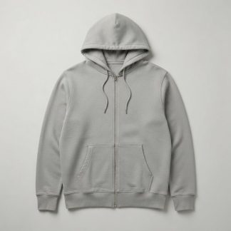Logo Stone Heavyweight Jersey Zip Hoodie